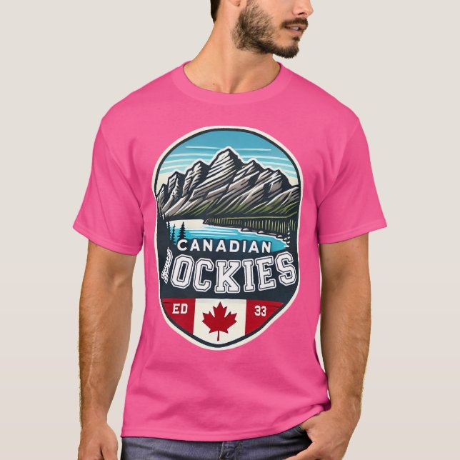 Camiseta Rockies Canadá Montañas Rocosas Souvenir A (Anverso)