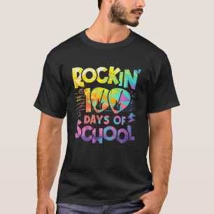 Camiseta Rockin' 100 Days Of School Guitar Music Teacher Gi