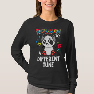 Camiseta Rockin' A Otra Tune Panda Autism Awareness