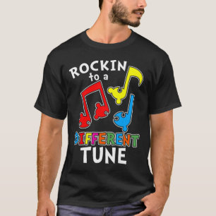 Camiseta Rockin A Un Autismo De Tune Diferente