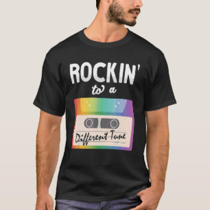 Camiseta Rockin' A Un Autismo De Tune Diferente Niños Autis