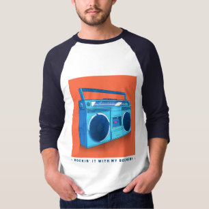 Camiseta Rockin con mi Boombox