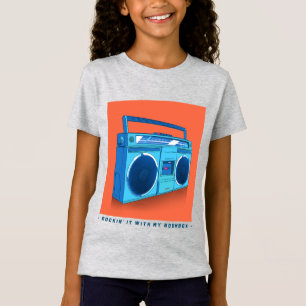 Camiseta Rockin con mi Boombox