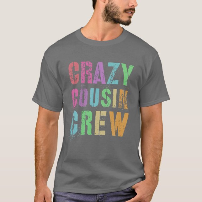 Camiseta Rockin' CRAZY COUSIN CREW Funny Mawmaw Pawpaw Reed (Anverso)
