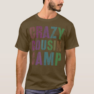 Camiseta Rockin' CRAZZY COUSIN CAMP Funny Abuelo Re