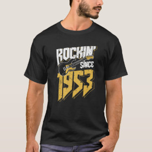 Camiseta Rockin' Desde 1953 Ventilador De Música De Rock 69