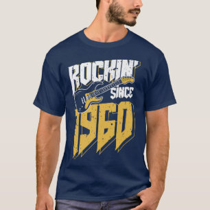 Camiseta Rockin 'Desde 1960 Fanático de la Música Rock Vint
