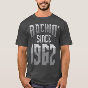 Camiseta Rockin' desde 1962 Vintage Rock Music Fan 60th Bir