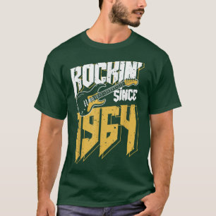 Camiseta Rockin 'desde 1964 fanático de la música rock vint