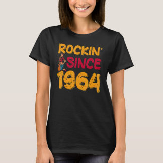 Camiseta Rockin desde 1964 Música Rock 59 cumpleaños