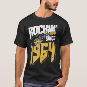 Camiseta Rockin' desde 1964 Ventilador de Música de Rock 58
