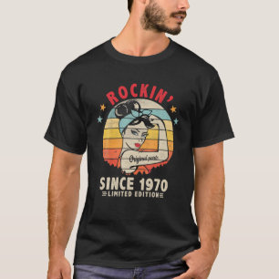 Camiseta Rockin' Desde 1970 51er cumpleaños Retro 51 años