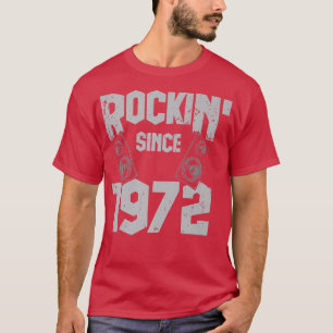 Camiseta Rockin 'Desde 1972 Fanático de la Música Rock Vint