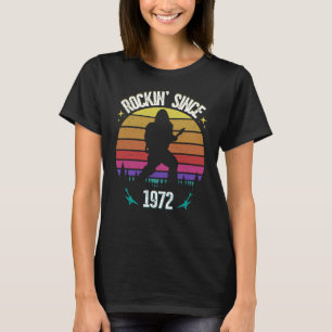 Camiseta Rockin desde 1972 Gran Amante de la Música de Pie