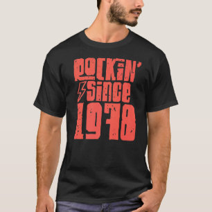 Camiseta Rockin desde 1978 Classic Vintage Rock Music 1978