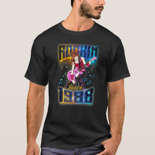 Camiseta Rockin desde 1988 Rock Music cumpleaños 34