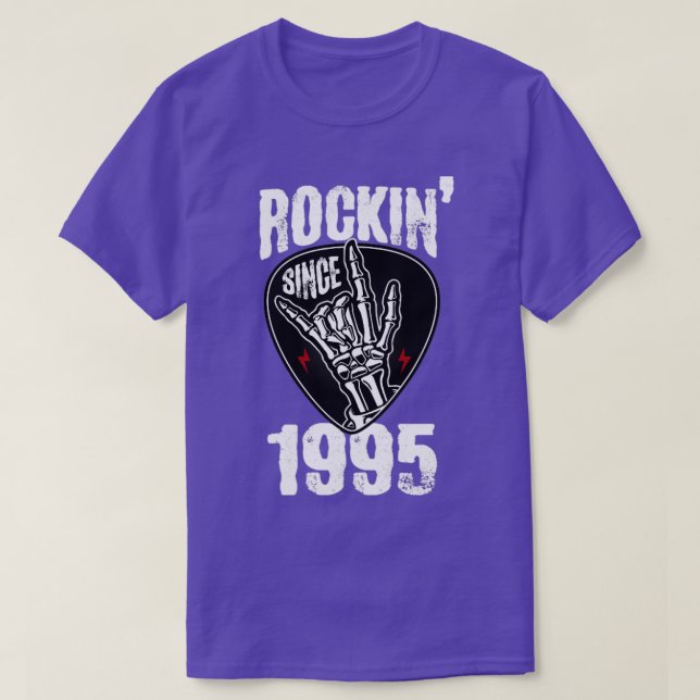 Camiseta Rockin desde 1995 (Diseño del anverso)