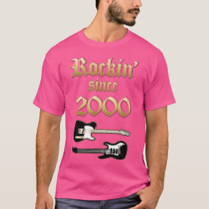 Camiseta Rockin desde 2000 Regalos de Amante de la Música d