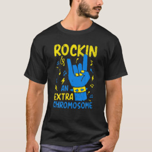 Camiseta Rockin Extra Cromosoma World Down Syndrome Day Tr