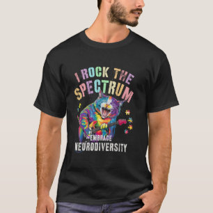 Camiseta Rockin 'I ROCK THE SPECTRUM Autismo Madre Motivar