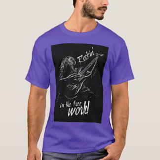 Camiseta rockin in the free world keep on rocking