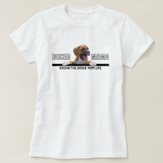 Camiseta Rockin la vida de la mamá del boxeador