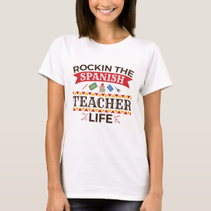 Camiseta Rockin: La vida de los profesores españoles
