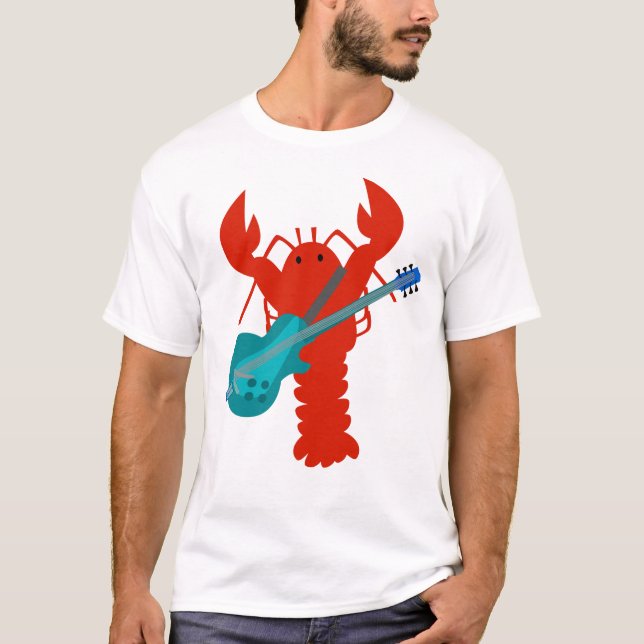 Camiseta Rockin Lobster Rocks! (Anverso)