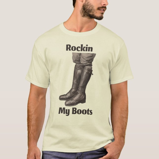 Camiseta Rockin My Boots T-Shirt (Anverso)