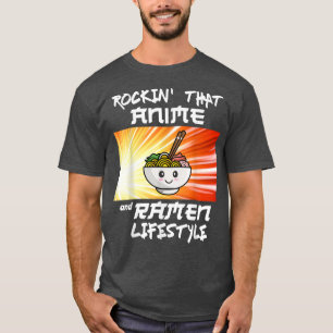 Camiseta Rockin That Anime & Ramen Lifestyle Kawaii Ramen N