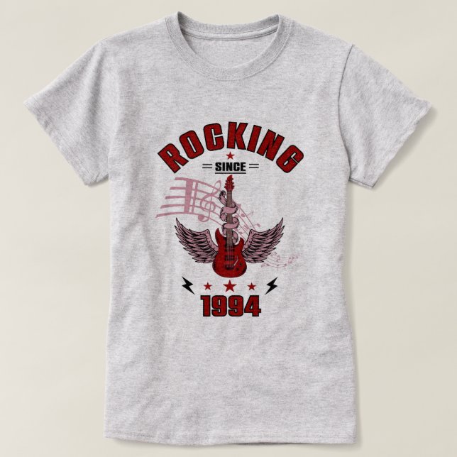 CAMISETA ROCKING (Diseño del anverso)
