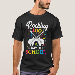 Camiseta Rocking 100 días de la música de la escuela Gráfic