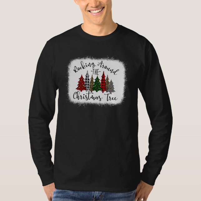 Camiseta Rocking Alrededor Del Búfalo Del Árbol De Navidad  (Anverso)