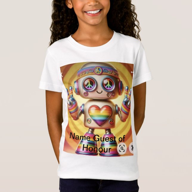 Camiseta Rocking Retro Robot (Anverso)