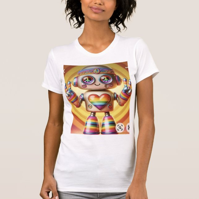 Camiseta Rocking Retro Robot (Anverso)