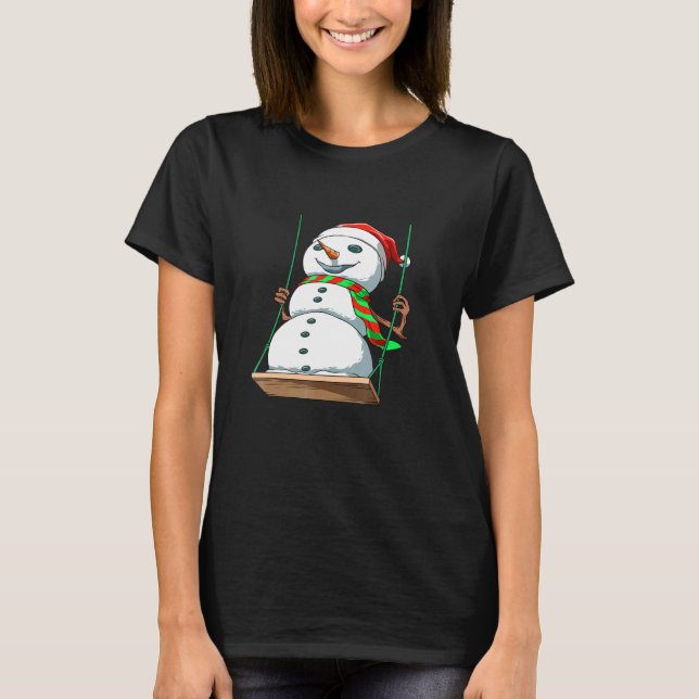 Camiseta Rocking Snowman (Anverso)