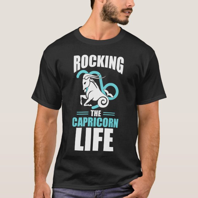 Camiseta Rockinghe Capricorn Life Astrology girl (Anverso)