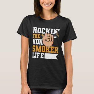 Camiseta Rockinu2019 La Vida De Los No Fumadores Para Un Ab
