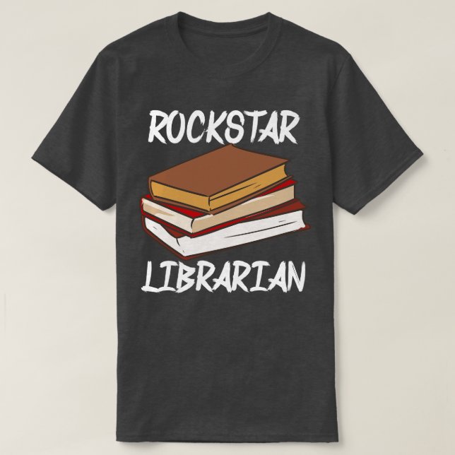 Camiseta RockLibrarian (Diseño del anverso)