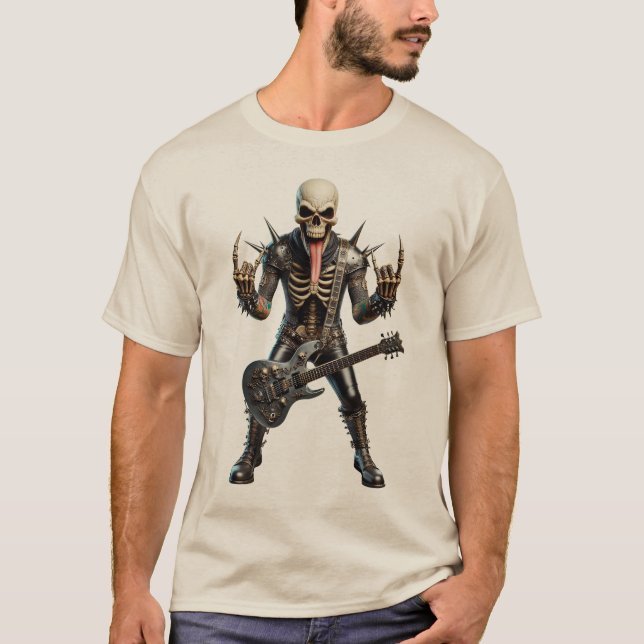 Camiseta Rockmusic Speedmetal Festival Biker Time (Anverso)