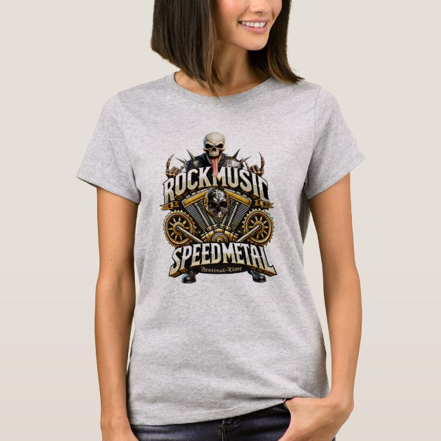 Camiseta Rockmusik Speedmetal Festival Outfit (Anverso)