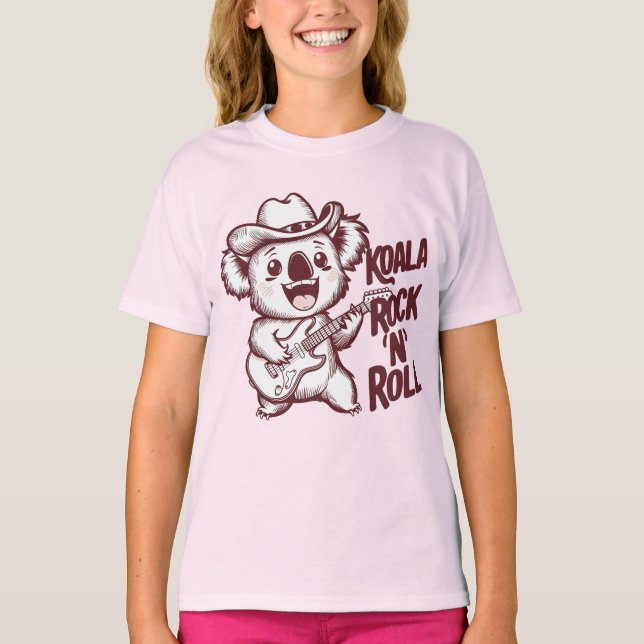 Camiseta Rock'n'roll de Koala (Anverso)