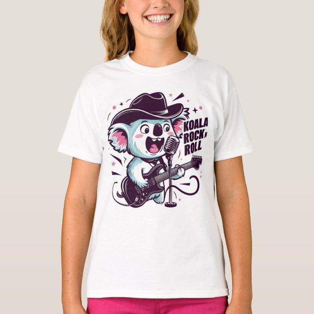 Camiseta Rock'n'roll de Koala (Anverso)