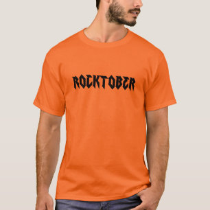 Camiseta Rockoctubre Rock Black Print