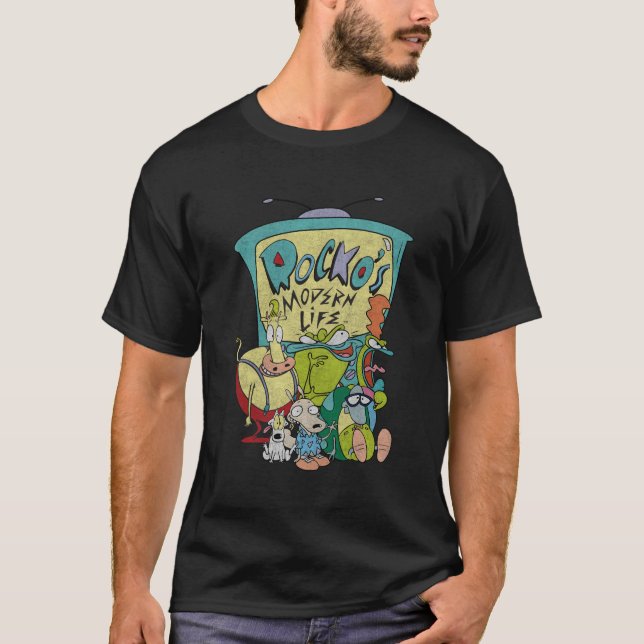 Camiseta Rockos Grupo de Vida Moderna Shot Crewneck S (Anverso)