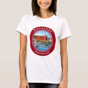Camiseta Rockport Harbour Massachusetts New England