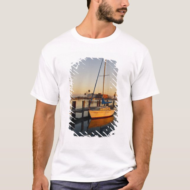 Camiseta Rockport, puerto de Texas al atardecer (Anverso)