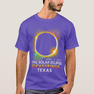 Camiseta Rocksprings Texas Totality Total Eclipse Solar Ar