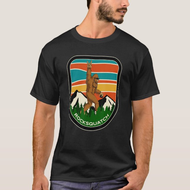Camiseta Rocksquatch para los creyentes Sa (Anverso)