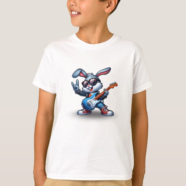 CAMISETA ROCKSTAR BUNNY - UNLEASH THE MUSIC WITHIN! (Anverso)